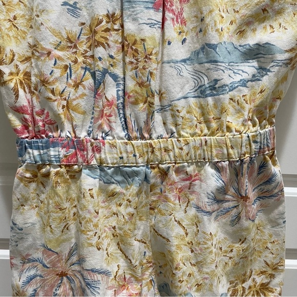 Billabong x Wrangler Cali Sun Button Down Short Sleeve Romper Jumpsuit - Picture 12 of 13